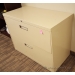 Beige 42" 2 Drawer Lateral File Cabinet, Locking